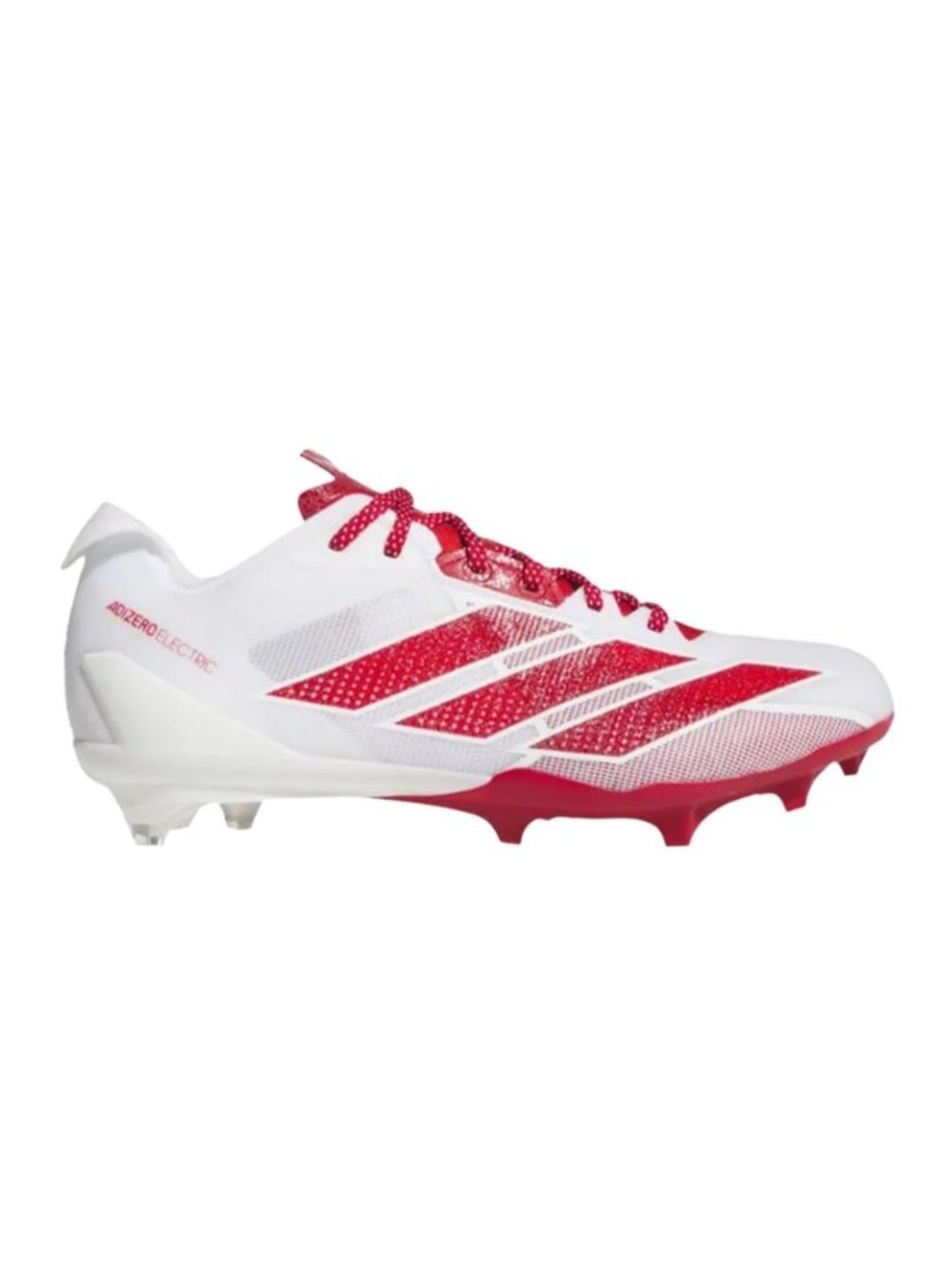 adidas Adizero Electric - Size 7 Men's Football Cleats White Red IE6288 NEW